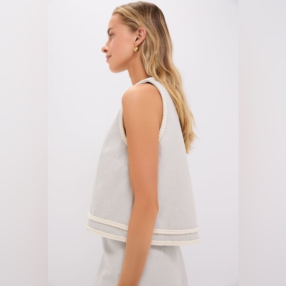 NWT Tuckernuck Flax Brushed Canvas Keating Top, Size Large - Picture 4 of 9